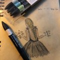 Image client Carnet de dessins Hahnem�hle Kraft 120g - A4