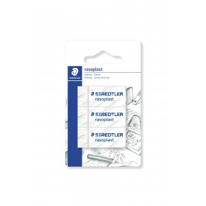 Gomme Rasoplast 43x19x13 mm - paquet de 3 Gomme Rasoplast 43x19x13 mm - paquet de 3