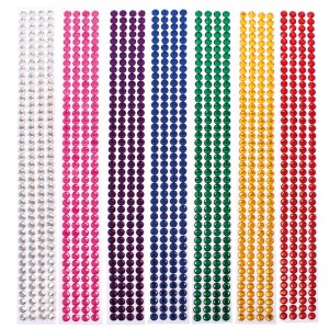 Pierres de cristal - 8 mm - 7 couleurs x 168 pcs Pierres de cristal - 8 mm - 7 couleurs x 168 pcs