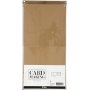 Cartes et enveloppes - naturel 16 x 16 cm - 50 sets