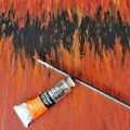 Image client Peinture à l'huile W&N Artisan Hydrosoluble 37ml - 090 Teinte orange cadmium