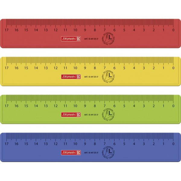 Rgle 17 cm pour gauchers
