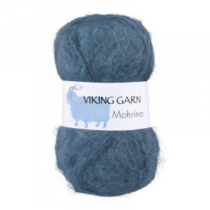 Fil Viking Mohrino 50g - Gris bleu (522) Fil Viking Mohrino 50g - Gris bleu (522)