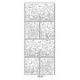 Peel offs - Fleurs et papillons