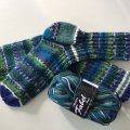 Image client Fil DROPS Fable Print - 50g - Vert/turquoise (677)
