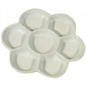 Palette en porcelaine ronde Palette en porcelaine ronde