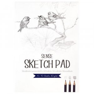 Carnet de croquis 80g Sense FSC - A5 70 feuilles Carnet de croquis 80g Sense FSC - A5 70 feuilles