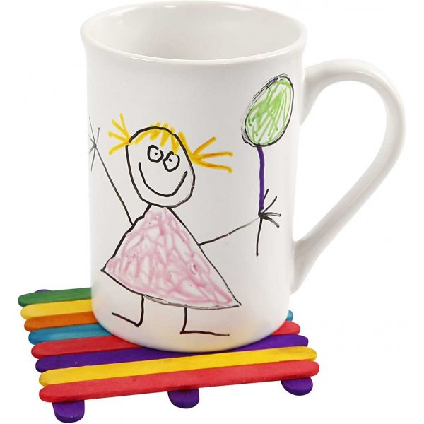 Paillettes et bâtons en bois - couleurs mélangées Paillettes et bâtons en bois - couleurs mélangées