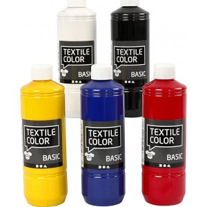 Coloration textile Textile Color - couleurs primaires - 5 x 500 ml Coloration textile Textile Color - couleurs primaires - 5 x 500 ml