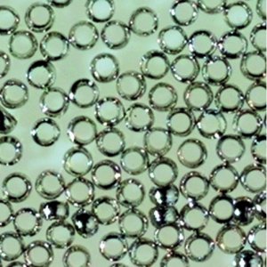 Perles plates lustre métallique 1 mm - argenté 100 pcs. Perles plates lustre métallique 1 mm - argenté 100 pcs.