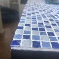Image client MosaixPro - mosaïque de verre 10 x 10 mm - mélange bleu 1 000 g ~ 1 500 pcs.