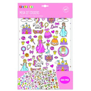 Autocollants Princesses Megaset - 500 pcs Autocollants Princesses Megaset - 500 pcs