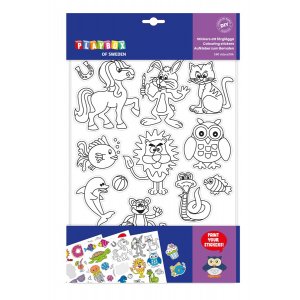 Autocollants à colorier - 10 feuilles Autocollants à colorier - 10 feuilles