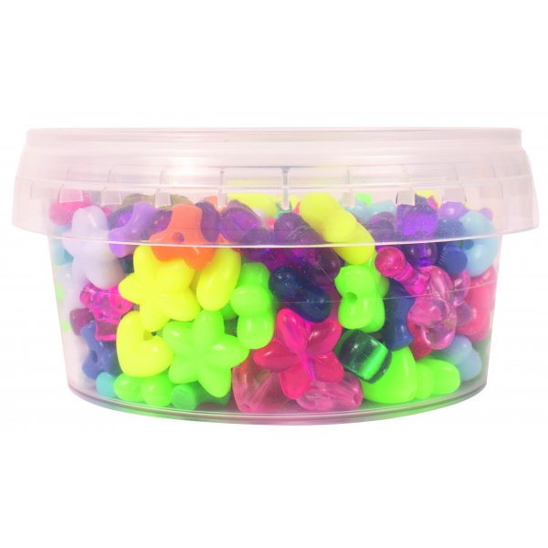 Perles en pot - Figurines de m�lange de perles - 250 pcs