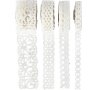 Dentelle en papier - blanc - 4 x 2 m