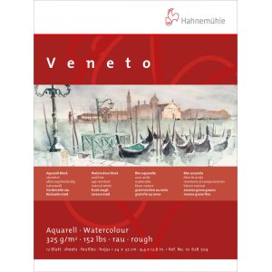 Bloc aquarelle Hahnemühle Veneto 325g Grossier/Mat - 24x32cm Bloc aquarelle Hahnemühle Veneto 325g Grossier/Mat - 24x32cm