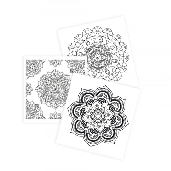Livre de coloriage Mandala Sense - Formes Libres