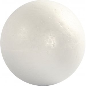 Boules en polystyrène - blanc - Ø12 cm - 5 pcs Boules en polystyrène - blanc - Ø12 cm - 5 pcs