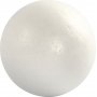 Boules en polystyrne - blanc - 12 cm - 5 pcs