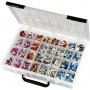 Strass - couleurs mlanges - 6-16 mm - 32 x 360 pcs
