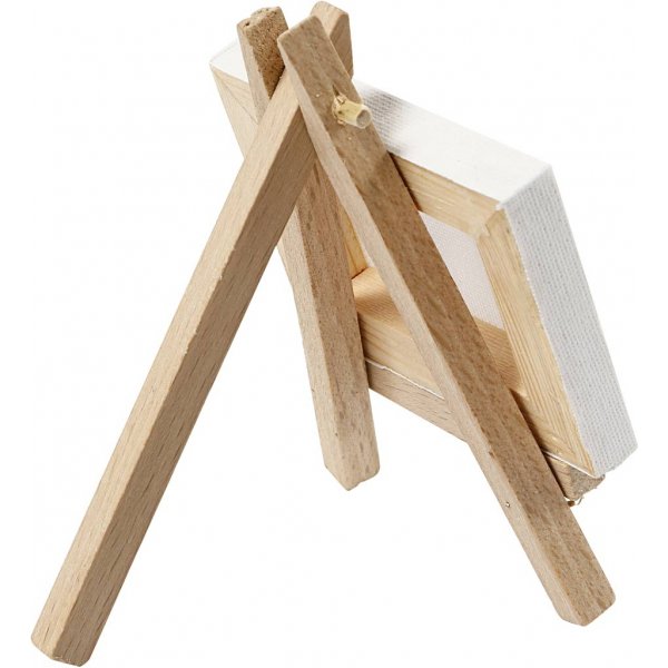 Chevalet avec toile amovible - blanc