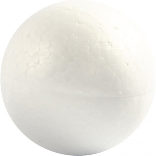 Boules en polystyrne - blanc - 5 cm - 5 pcs