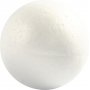 Boules en polystyrne - blanc - 5 cm - 5 pcs