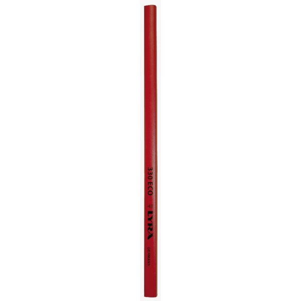 Crayon de menuisier Rectangulaire ECO - 24 cm