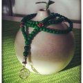 Image client Perles en bois 6 mm - vert paquet de 110 diam�tre trou 2,0 mm