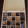 Image client Coffret en bois 25 x 20 x 5,5 cm - non traité
