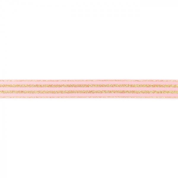 Elastique - Lurex - dor - 20 mm