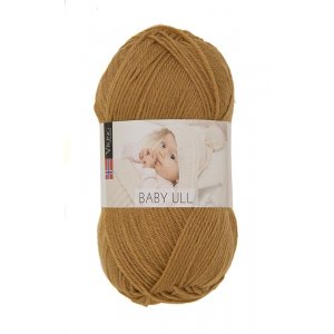 Fil Viking Baby Wool 50g - Jaune moutarde (375) Fil Viking Baby Wool 50g - Jaune moutarde (375)