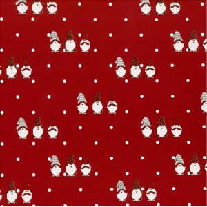 Papier cadeau - rouge - Père Noël scandinave - 100 m Papier cadeau - rouge - Père Noël scandinave - 100 m