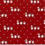 Papier cadeau - rouge - Pre Nol scandinave - 100 m