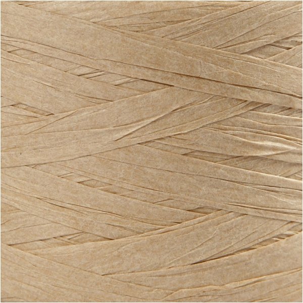 Fil de papier raphia - sable - 100 m Fil de papier raphia - sable - 100 m