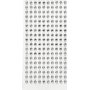 Strass - argent - 5 mm - 144 pcs