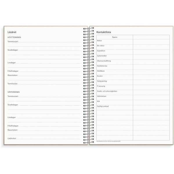 Calendrier 24/25 - Le calendrier du professeur horizontal Calendrier 24/25 - Le calendrier du professeur horizontal