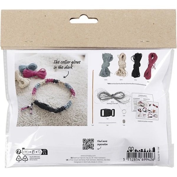 Mini Kit DIY Crochet, Collier pour Chien