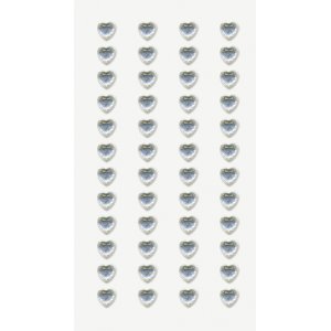 Stickers avec strass - Mini coeurs - cristal Stickers avec strass - Mini coeurs - cristal
