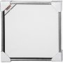 ArtistLine Toile avec cadre - argent antique/blanc - 44x44 cm