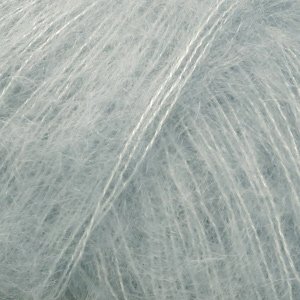 Fil DROPS Kid-Silk Uni Color - 25g - Vert gris clair (06) Fil DROPS Kid-Silk Uni Color - 25g - Vert gris clair (06)