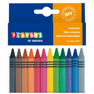 Crayon de cire 12 pièces étroit Crayon de cire 12 pièces étroit