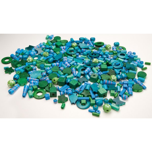 Mer de perles en bois