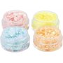Argile paillete, couleurs pastel 4x5 ml