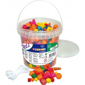 Perles en bois en seau - 250 g Perles en bois en seau - 250 g