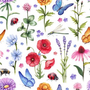 Jersey à motifs 145 cm - Matin d'été Jersey à motifs 145 cm - Matin d'été