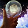 Image client Boule en plastique 100 mm - transparente séparable (PS)