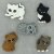 Boutons multicolores 17x22 - 23x21 mm - Chatons