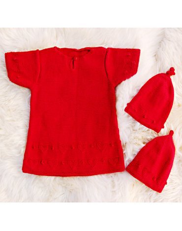 Patron tricot - Cardigan, robe et chapeaux en structure Patron tricot - Cardigan, robe et chapeaux en structure