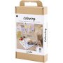 Kit DIY Coloriage - couleurs standards - Planche  dessin